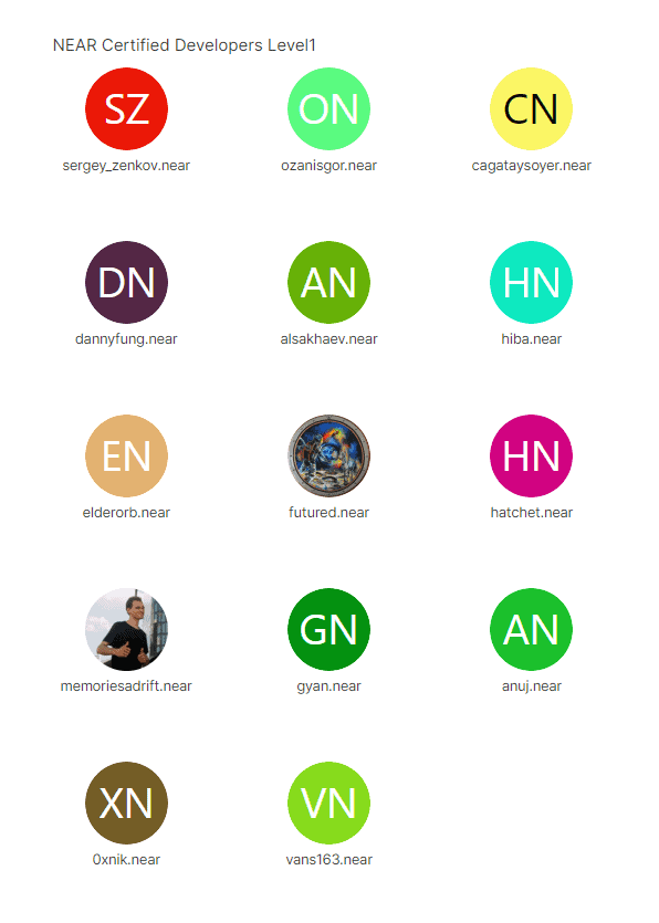  NEAR-Certified-Developers-Directory