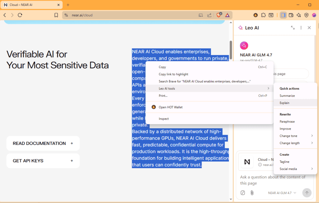 near-ai-cloud-brave-your-own-leo-handy-tools-1024x653